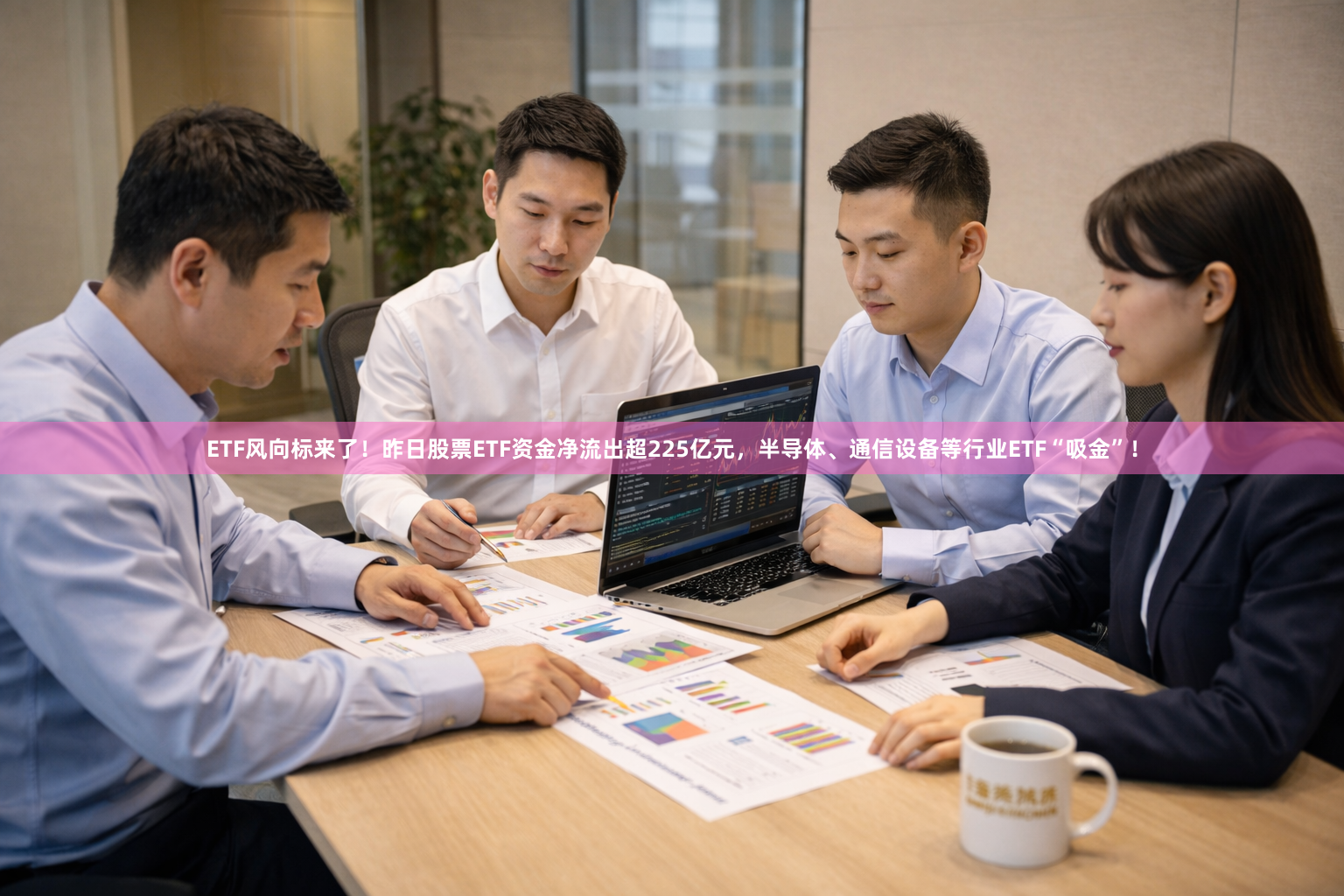 ETF风向标来了！昨日股票ETF资金净流出超225亿元，半导体、通信设备等行业ETF“吸金”！