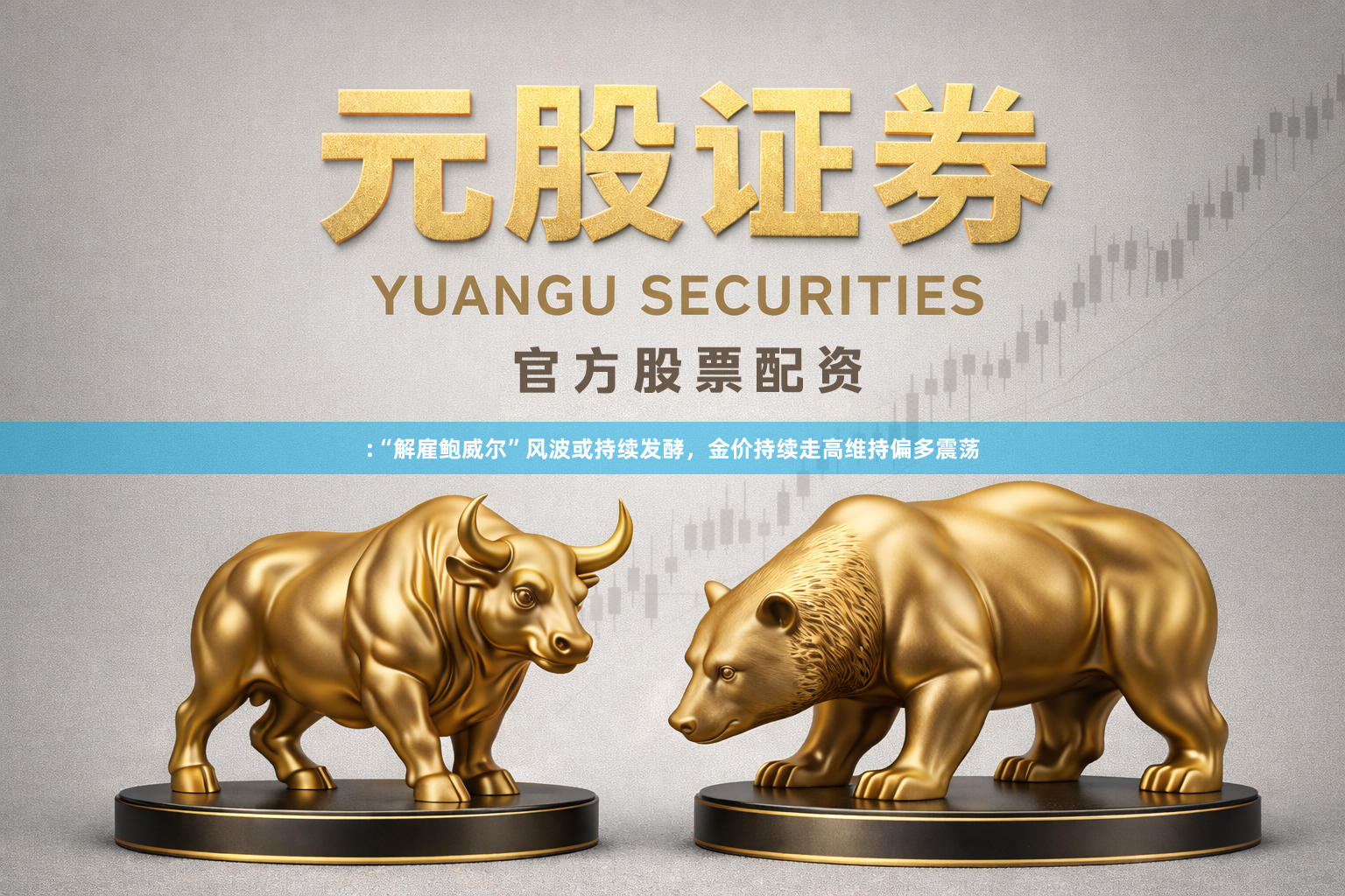 :“解雇鲍威尔”风波或持续发酵，金价持续走高维持偏多震荡